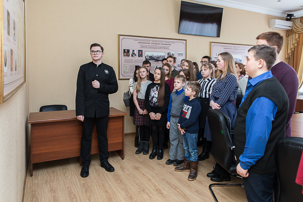 Воспитанники воскресной школы посетили Пензенскую духовную семинарию в День открытых дверей
