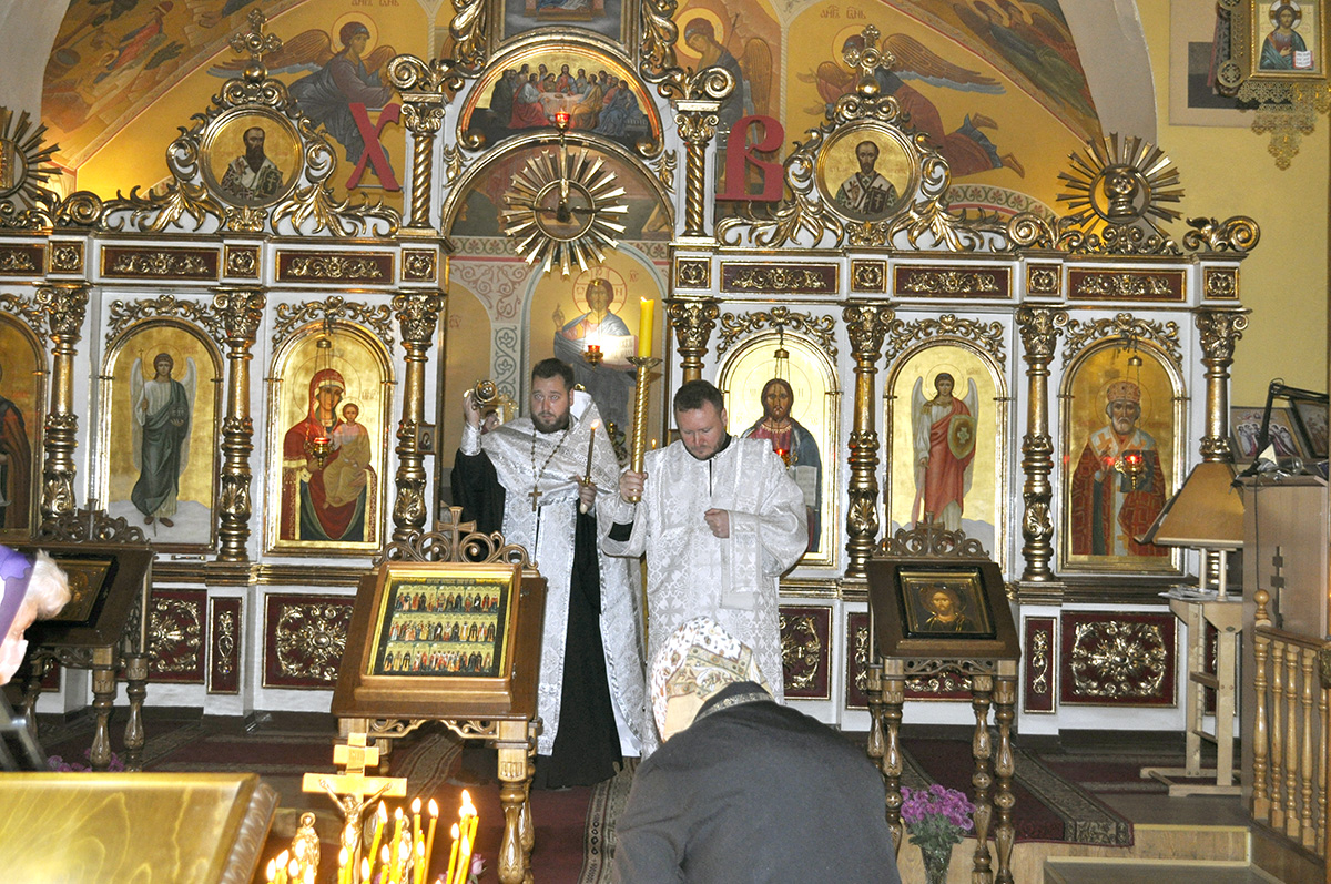 Заупокойное богослужение в канун Димитриевской родительской субботы