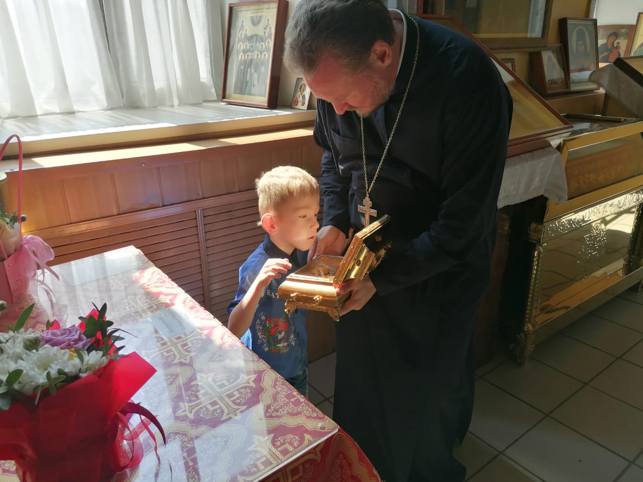Состоялась духовно-просветительская встреча детей со священниками