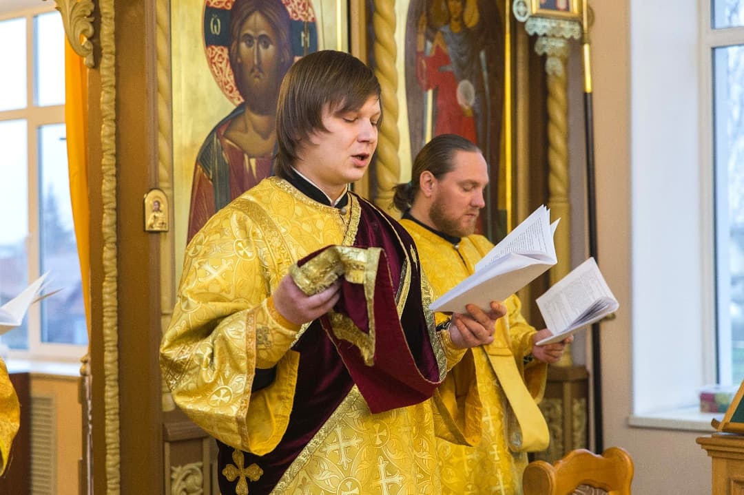 Диакон Сергий Исайчев сослужил за литургией в Пензенской духовной семинарии