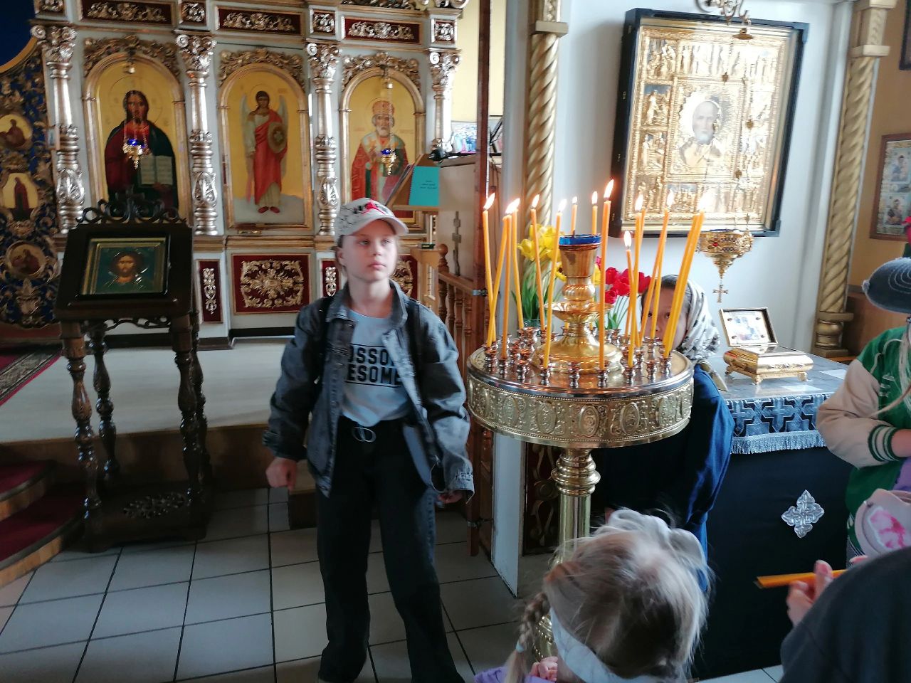Иерей Владимир Журавлев встретился с воспитанниками детской школы искусств "Квинта" 