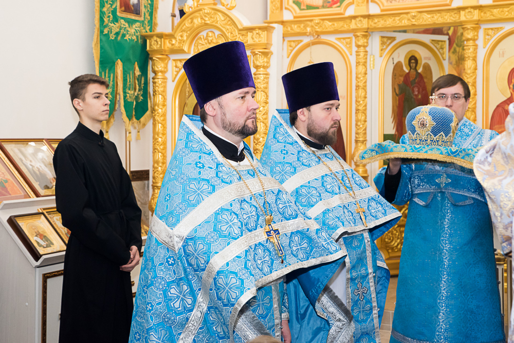 Протоиерей Александр Филиппов сослужил митрополиту Серафиму   за литургией в Троицком храме в деревне Камайке