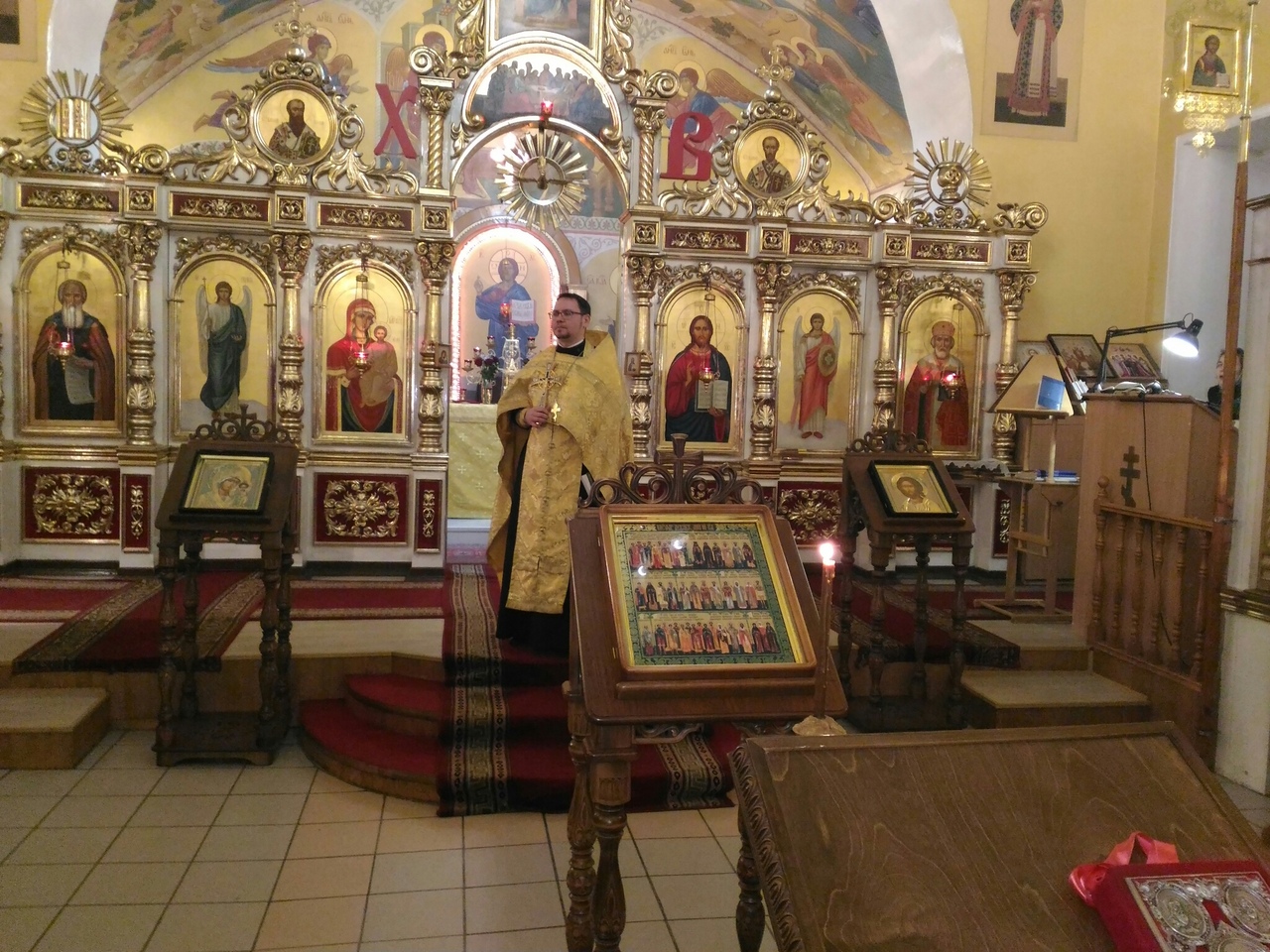Новогодний молебен в нашем храме