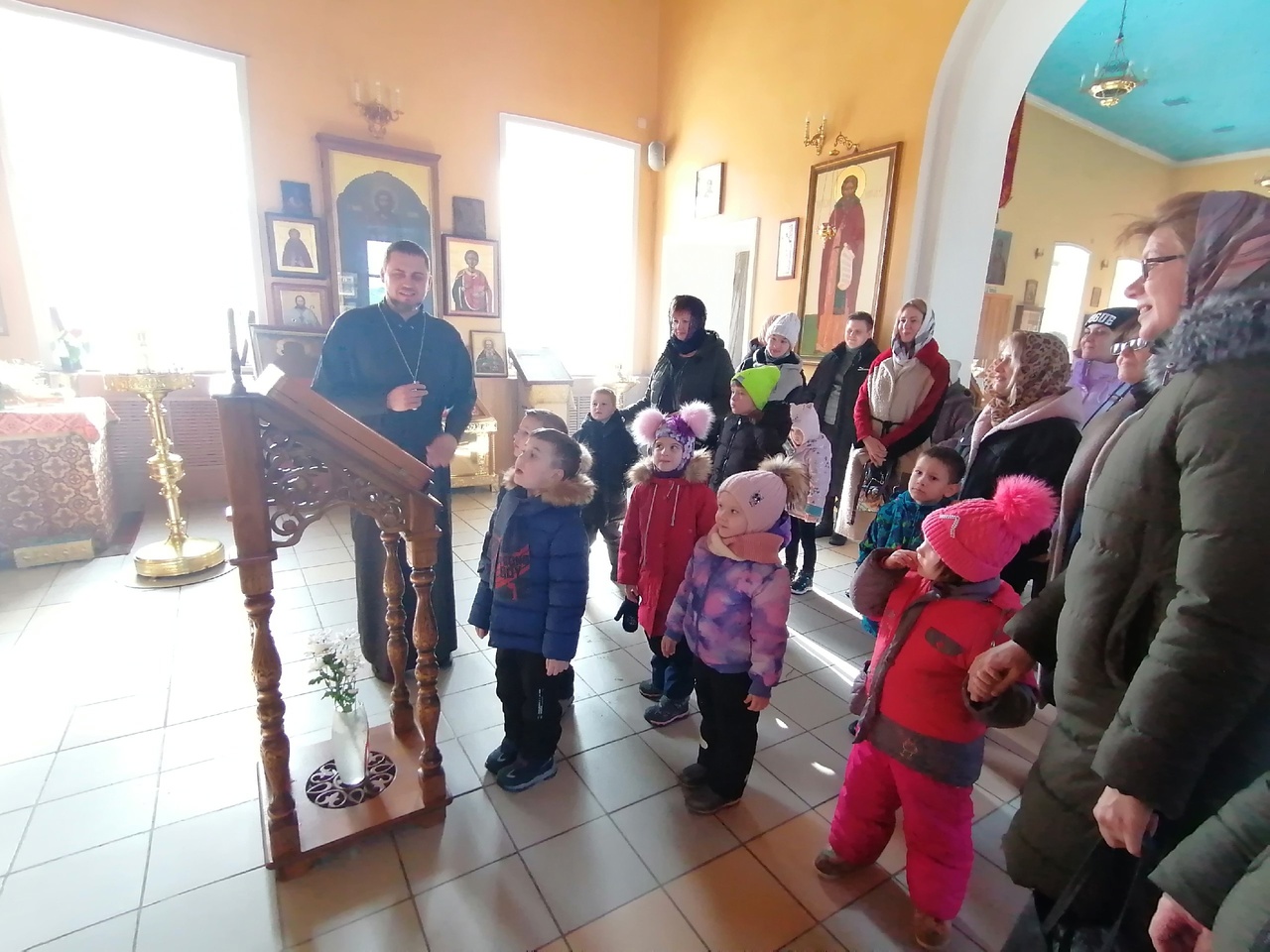 Состоялась экскурсия по храмовому комплексу дошкольников старшей группы детского сада