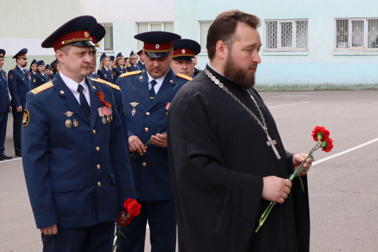 Протоиерей Антоний Шварёв принял участие в торжественных мероприятиях УФСИН, посвященные Дню Великой Победы