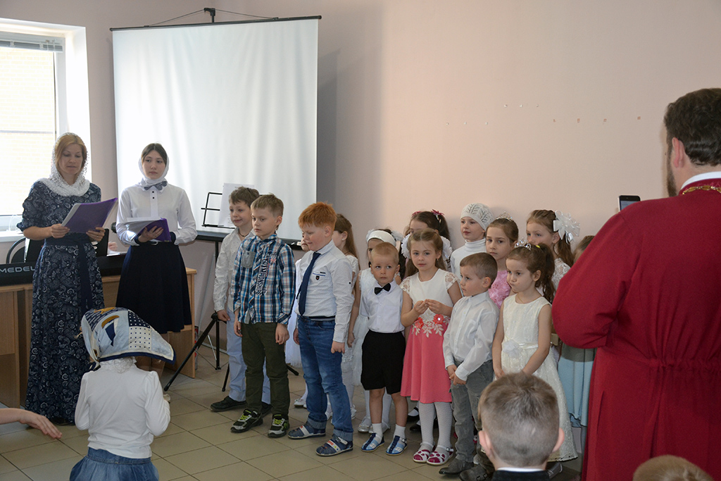 Пасхальный концерт в воскресной школе