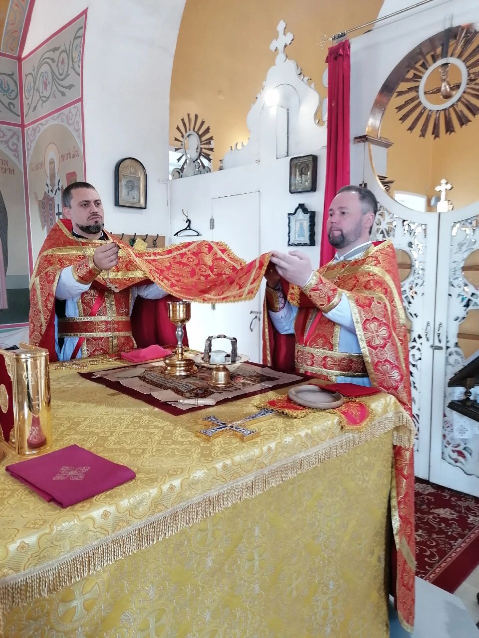 В день Усекновения главы Иоанна Предтечи протоиерей Александр Филиппов совершил литургию 