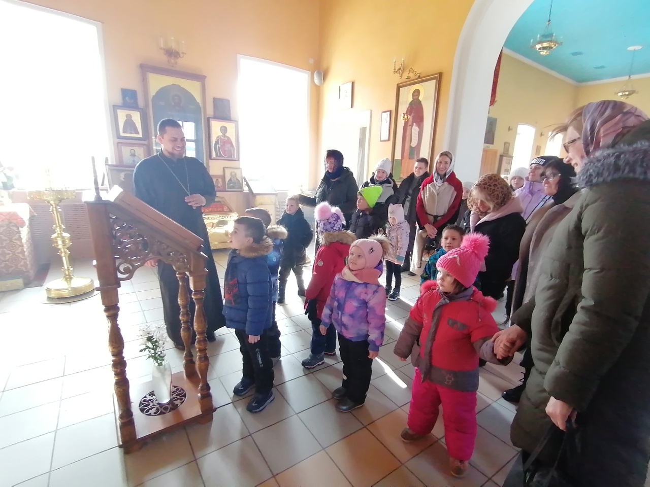 Состоялась экскурсия по храмовому комплексу дошкольников из детского сада