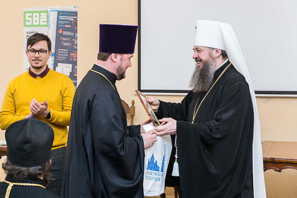 Протоиерей Александр Филиппов принял награду за участие в конкурсе православных интернет-сайтов «PROSTOR-2019»