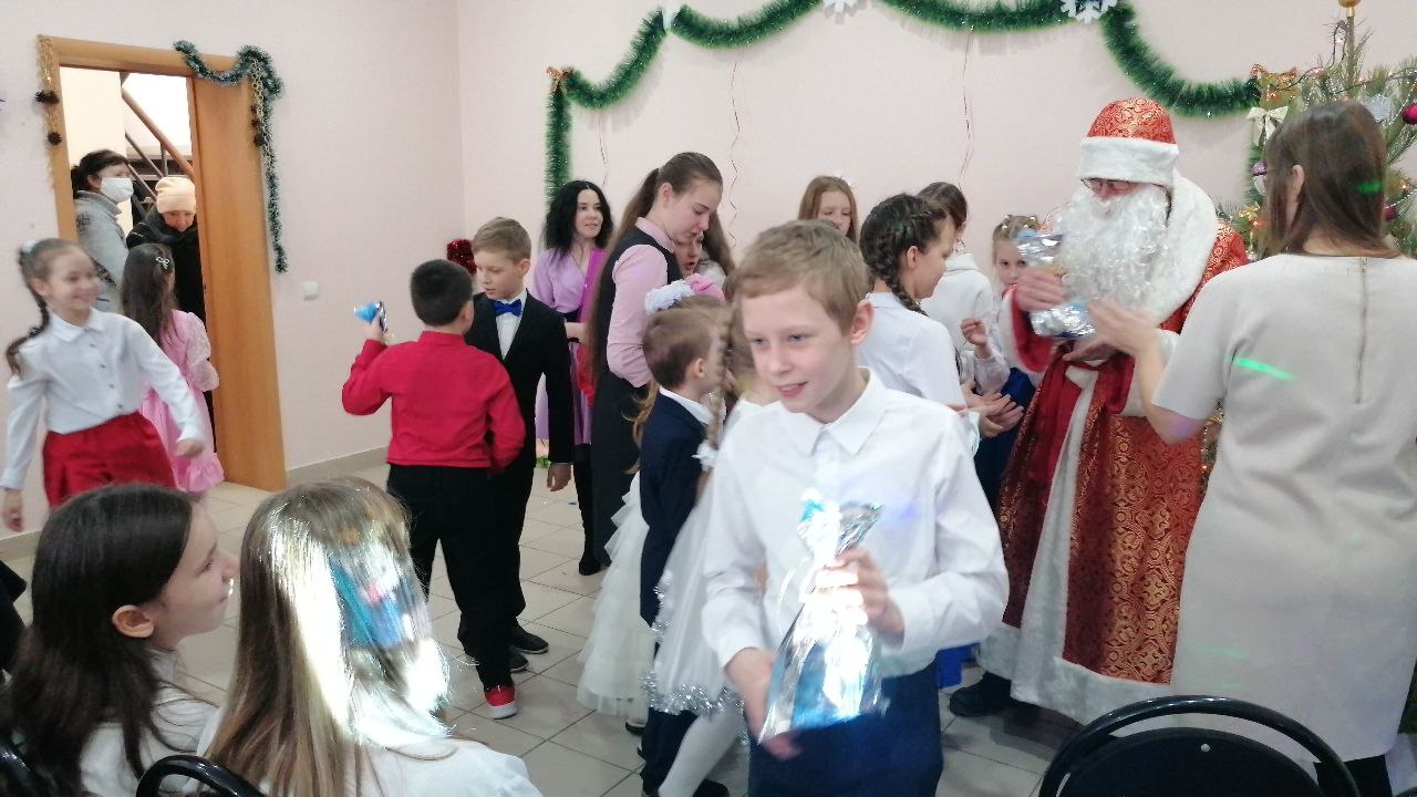 В воскресной школе состоялся Рождественский утренник