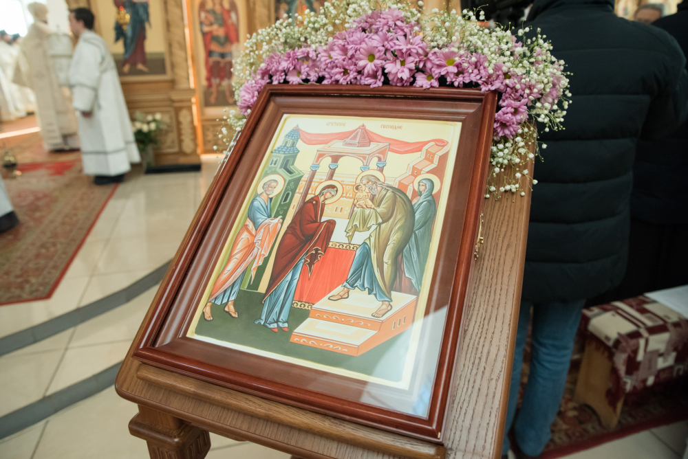 В день памяти священника Николая Болоховского  протоиерей Александр Филиппов сослужил митрополиту Серафиму в Успенском женском монастыре 