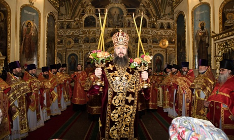 Протоиерей Александр Филиппов поздравил  митрополита Серафима с днем Ангела