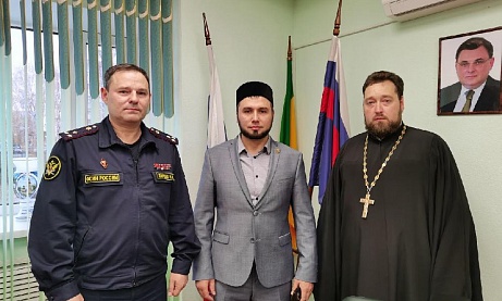 Протоиерей Антоний Шварев присутствовал на встрече начальника Пензенского УФСИН с муфтием