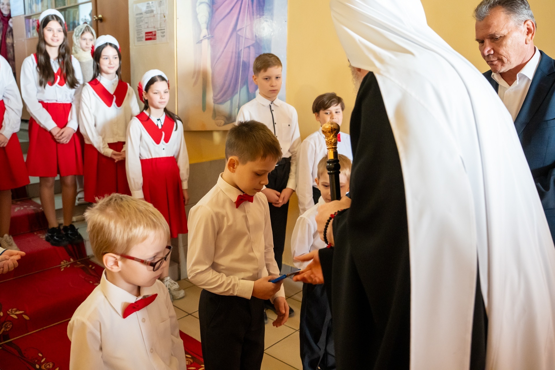 В день престольного праздника митрополит Серафим совершил литургию в нашем храме