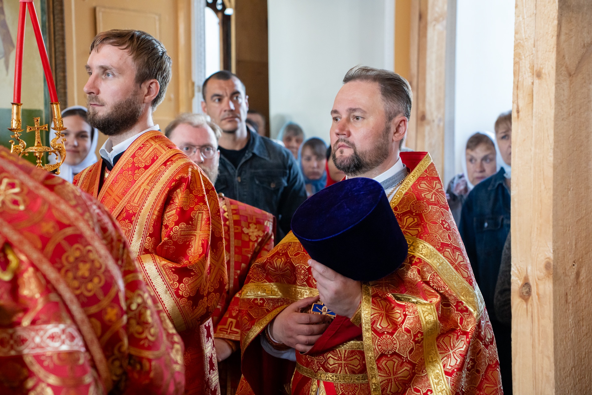 В день престольного праздника митрополит Серафим совершил литургию в нашем храме