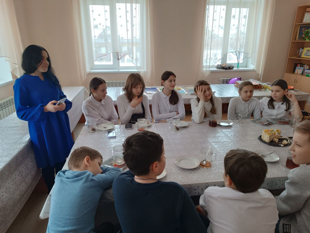 В воскресной школе "Азбука веры" состоялся конкурс рисунков "В ожидании Рождества"