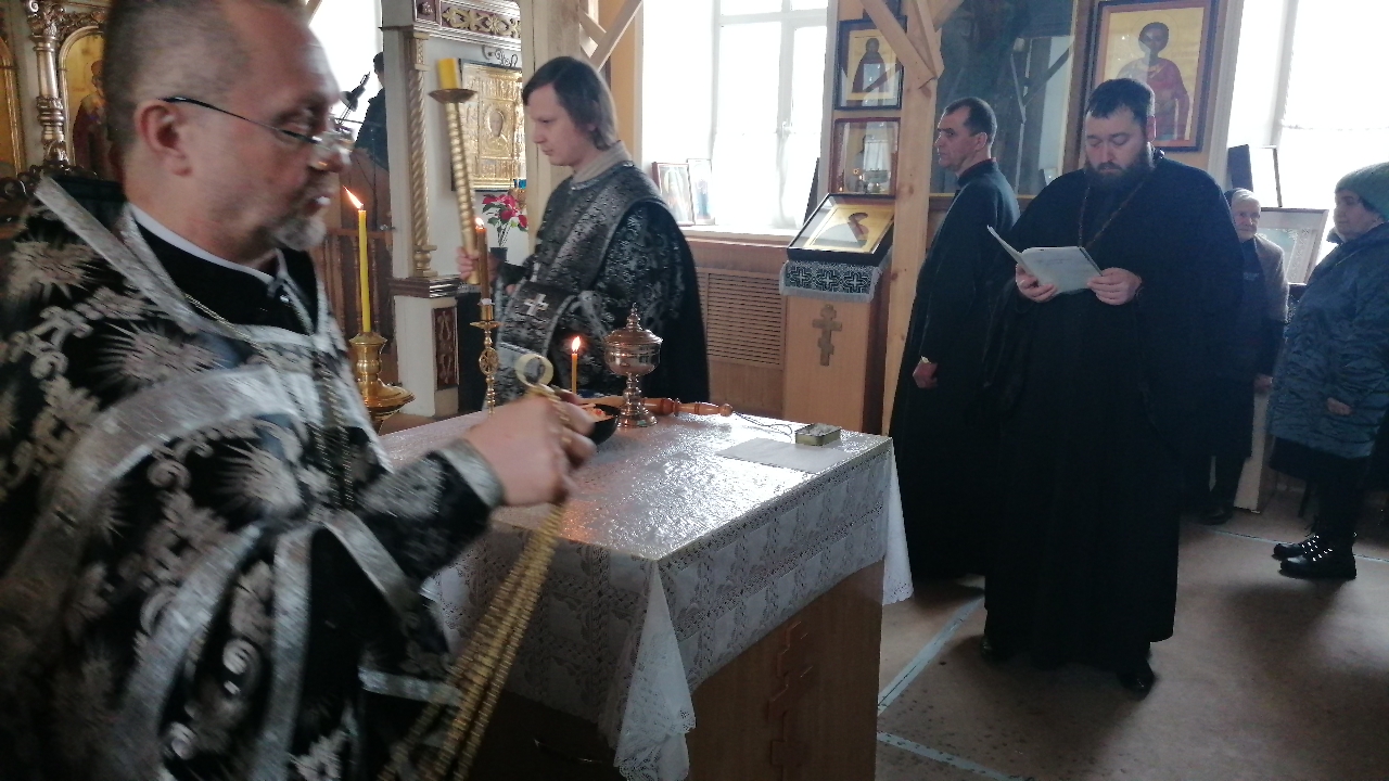 Служба в четверг первой седмицы Великого поста