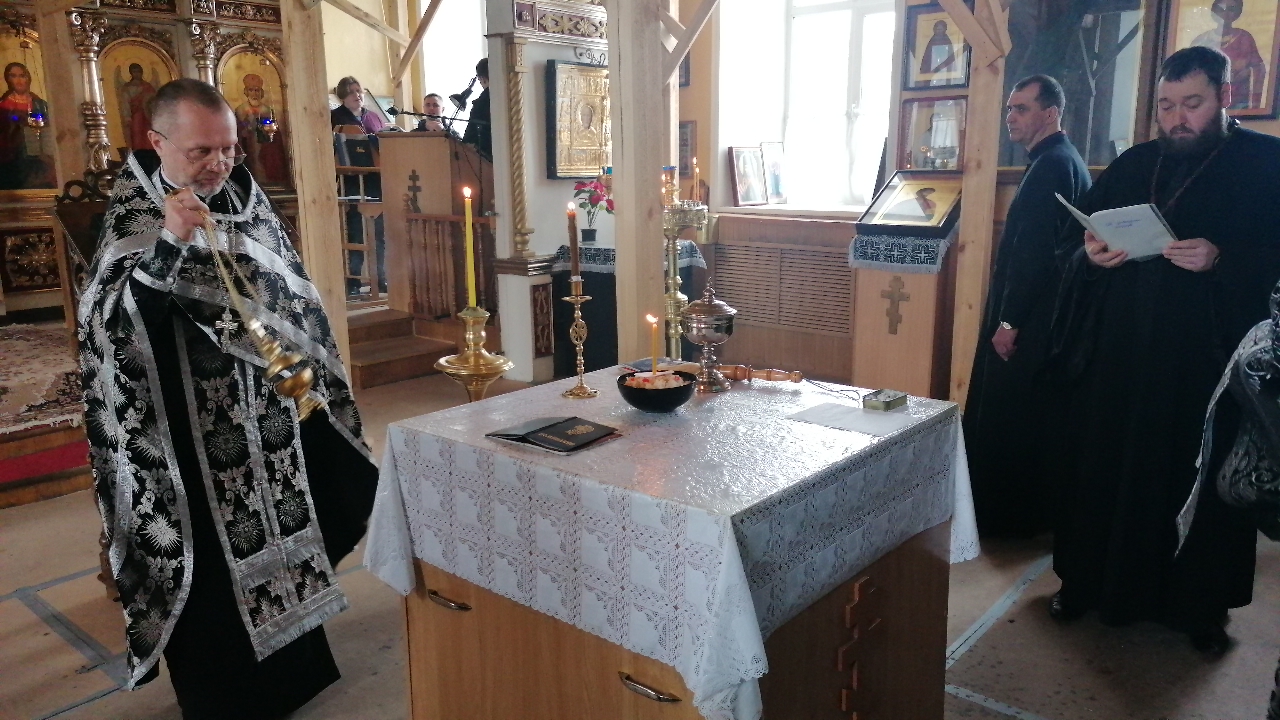 Служба в четверг первой седмицы Великого поста