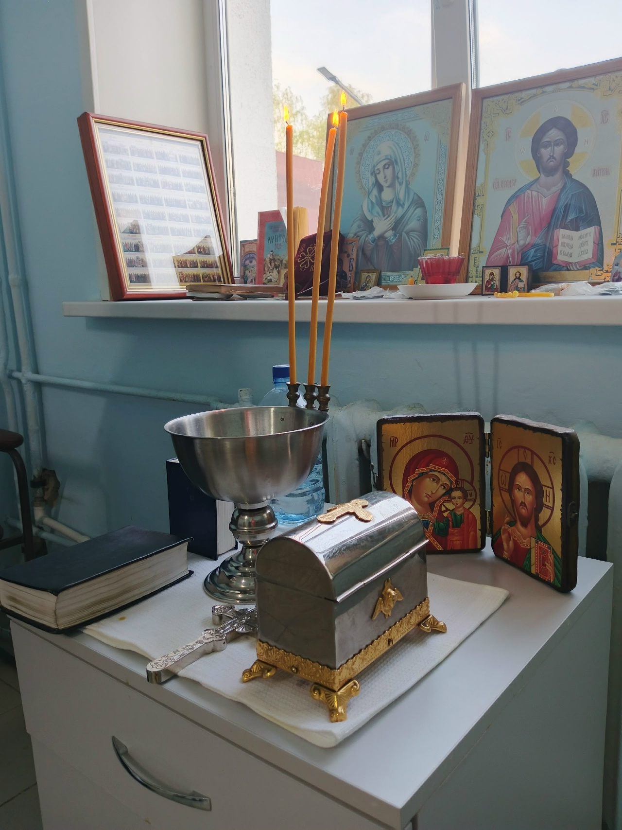 Священники посетили раненых