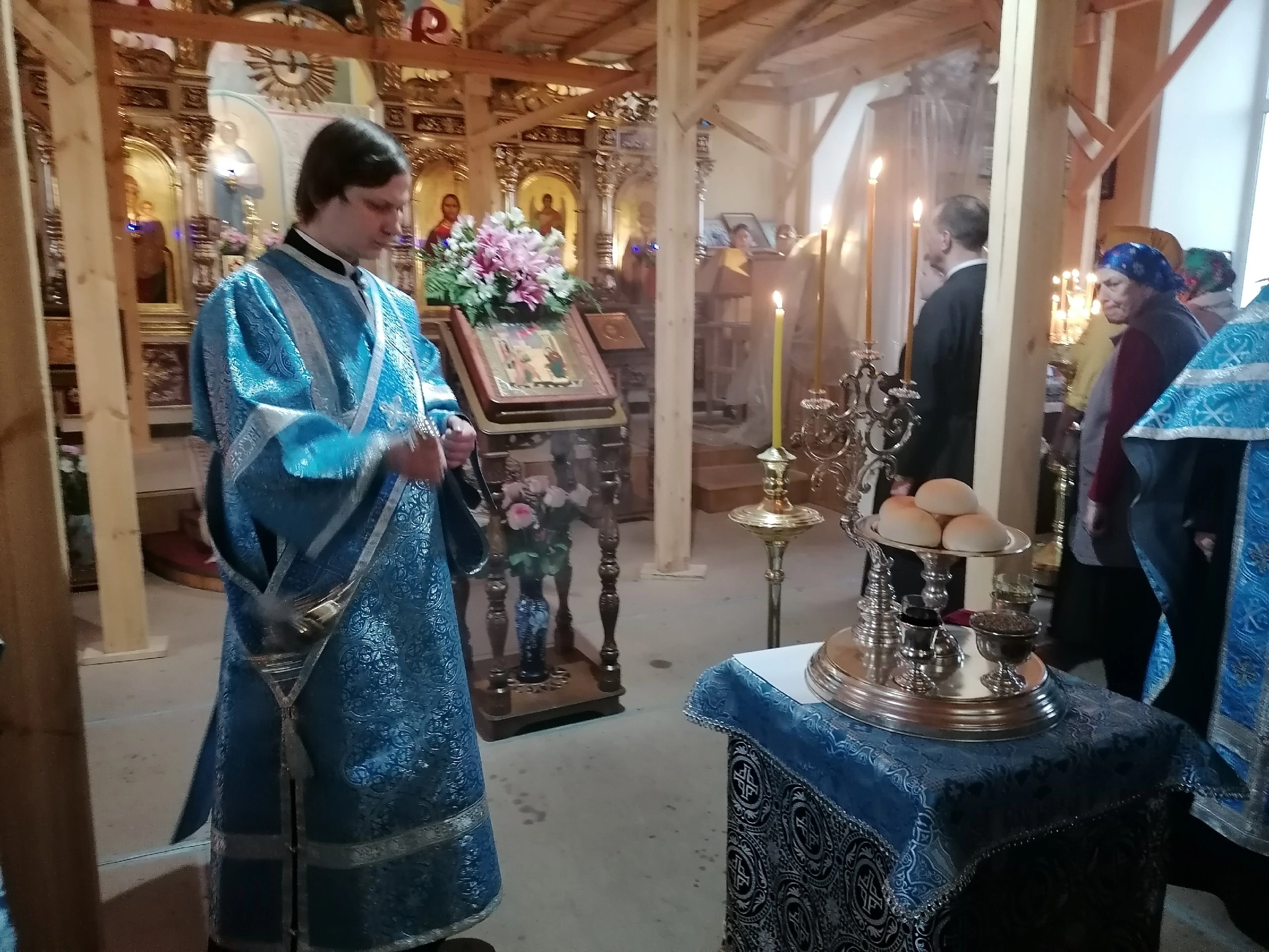 Всенощное бдение в канун праздника Благовещения Богородицы