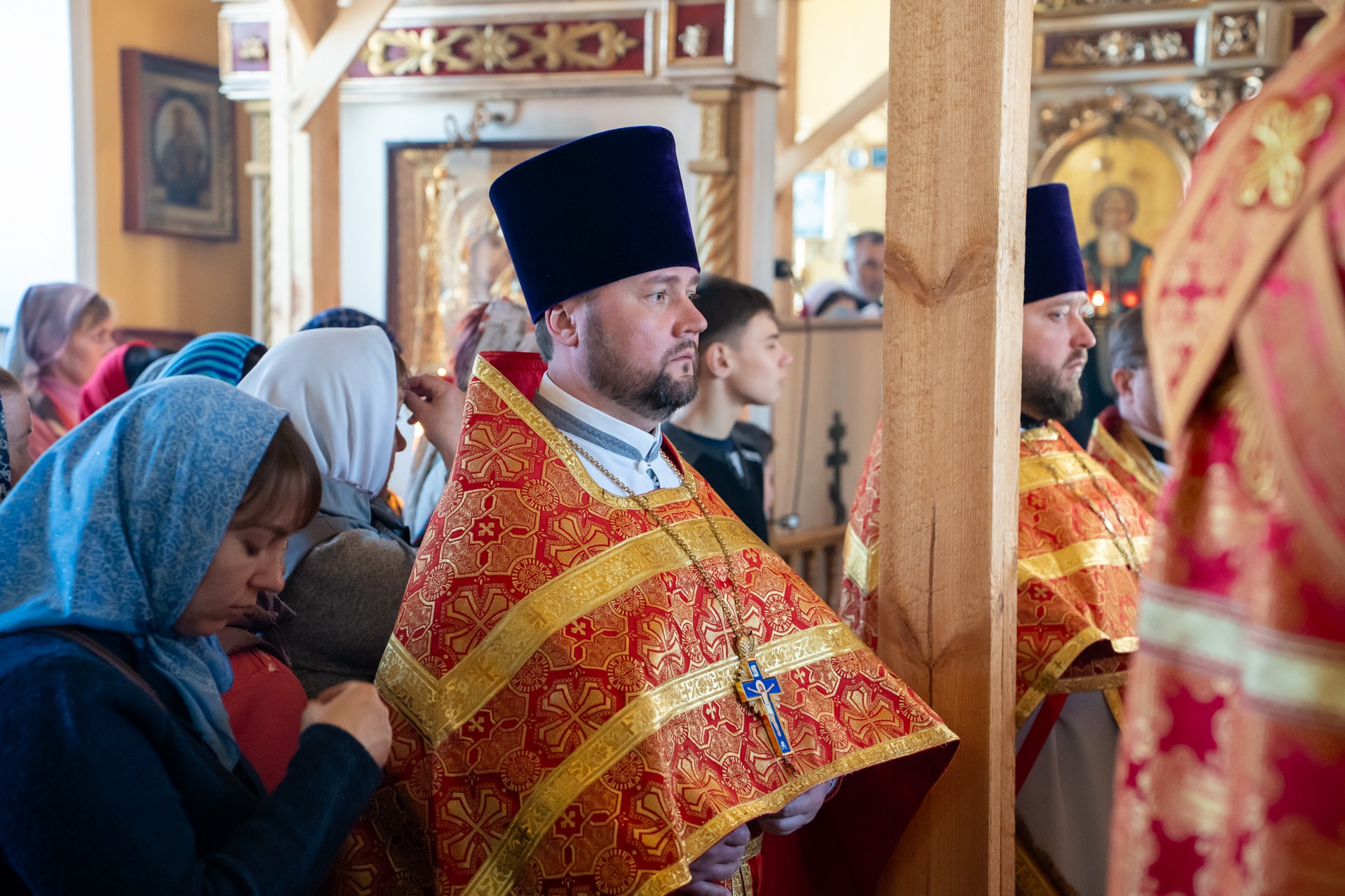 В день престольного праздника митрополит Серафим совершил литургию в нашем храме