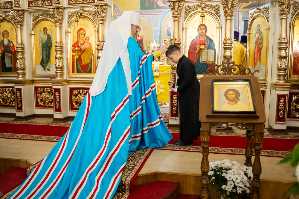 В канун престольного праздника митрополит Серафим совершил всенощное бдение в нашем храме