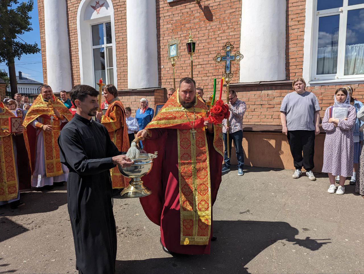 Богослужения в Неделю о слепом 