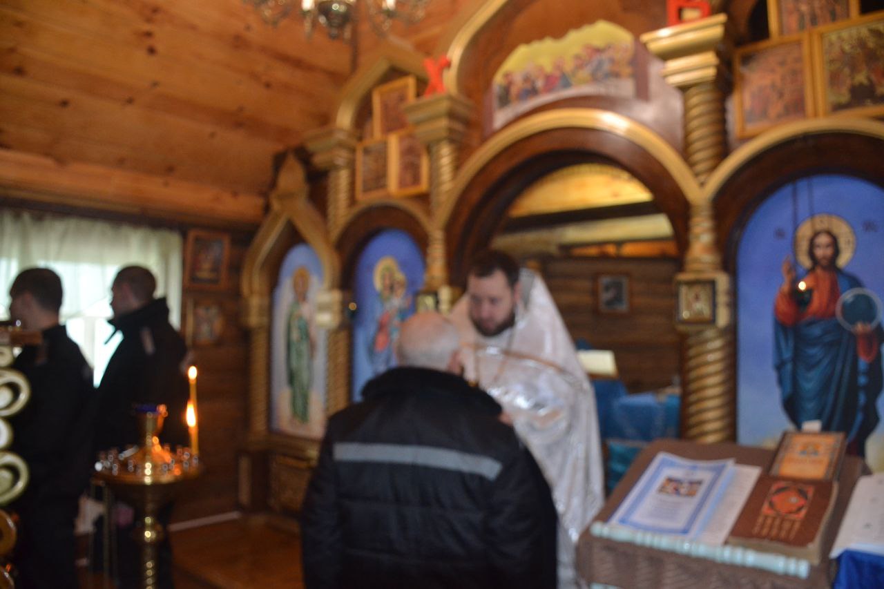 Протоиерей Антоний Шварёв поздравил осужденных ИК-7 с Рождеством Христовым