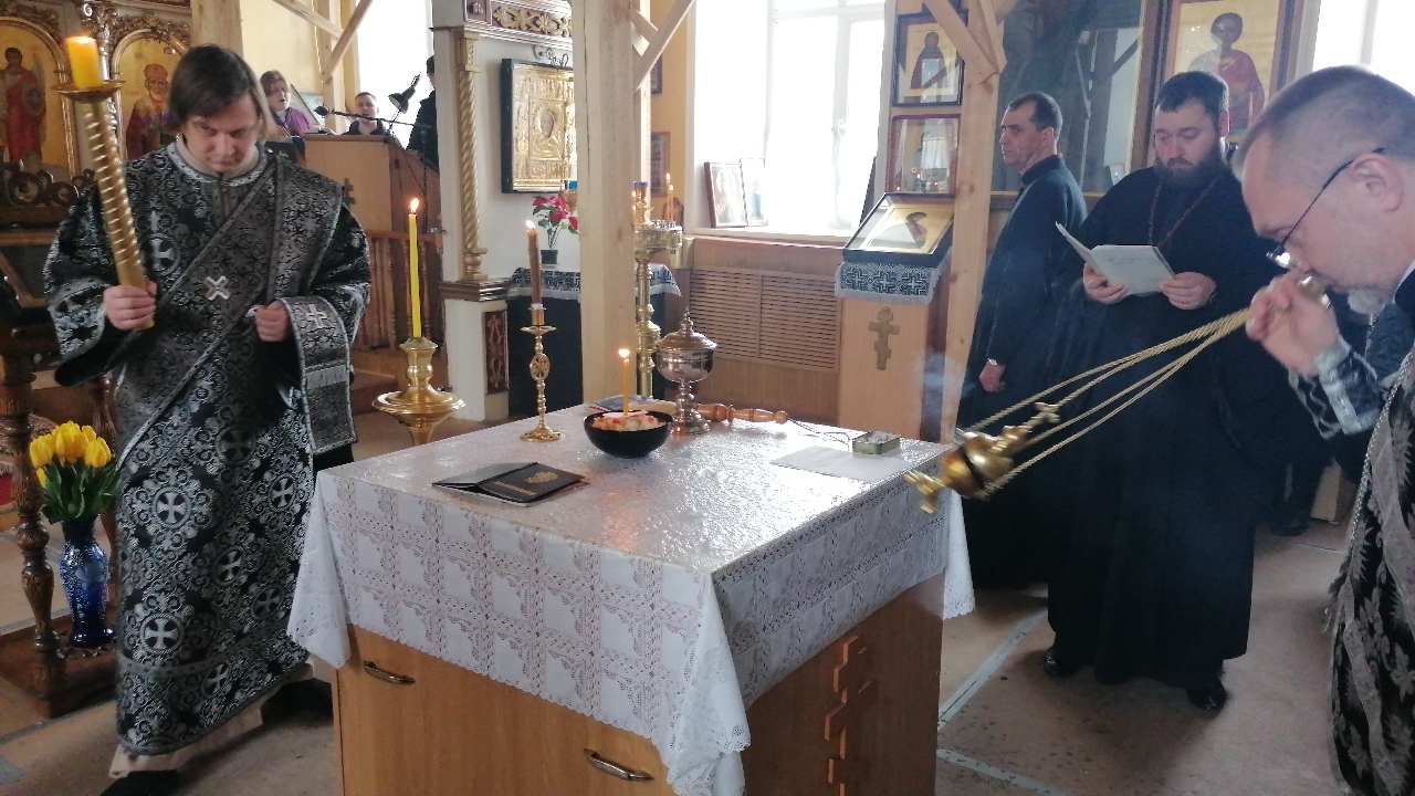 Служба в четверг первой седмицы Великого поста