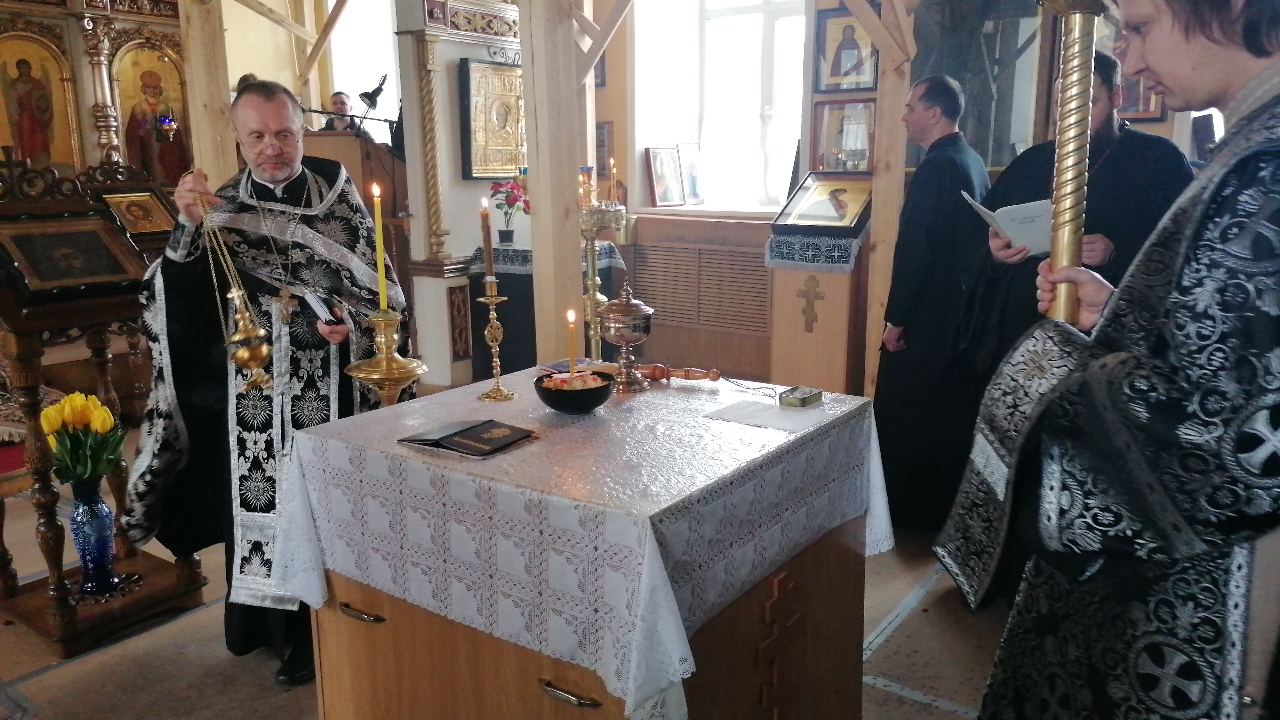 Служба в четверг первой седмицы Великого поста