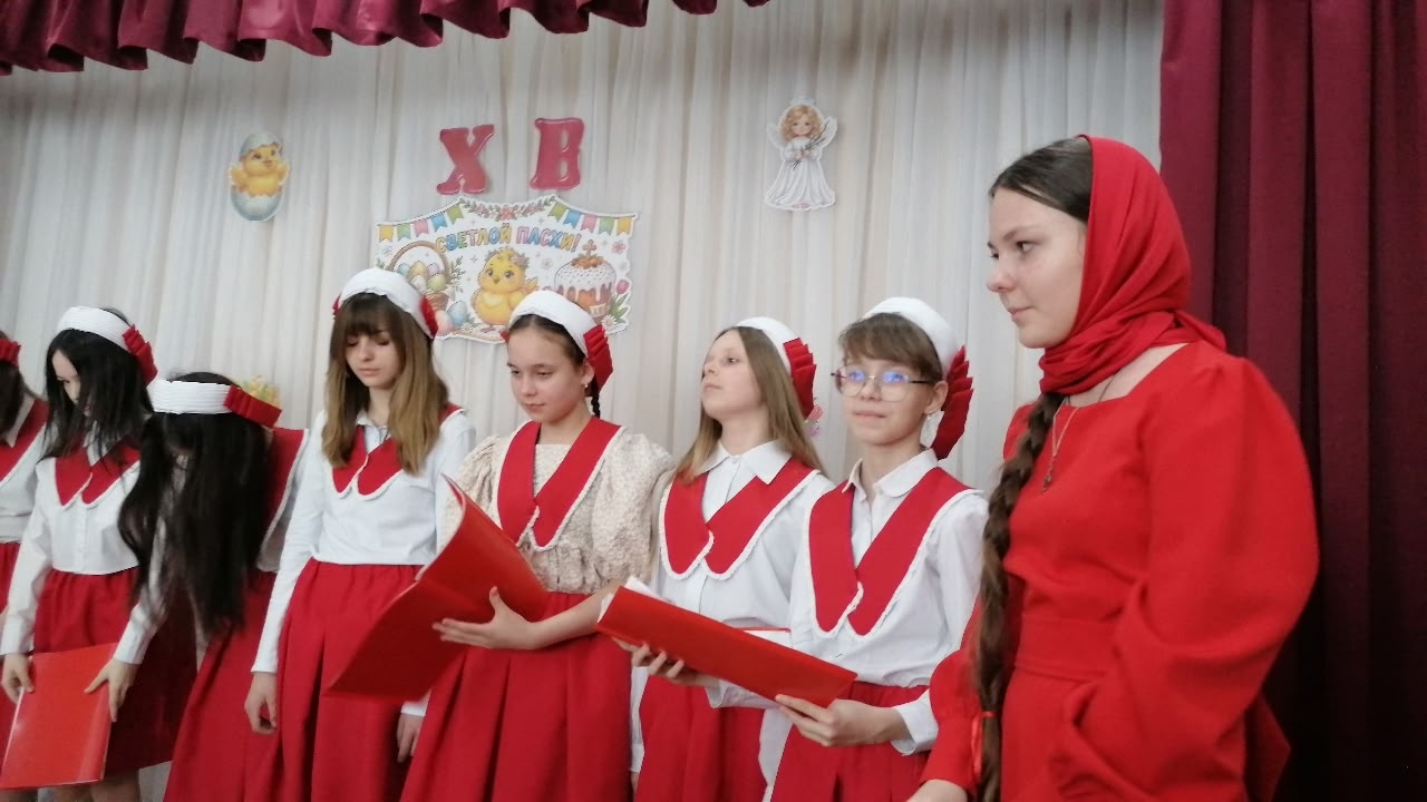 В воскресной школе состоялся Пасхальный утренник