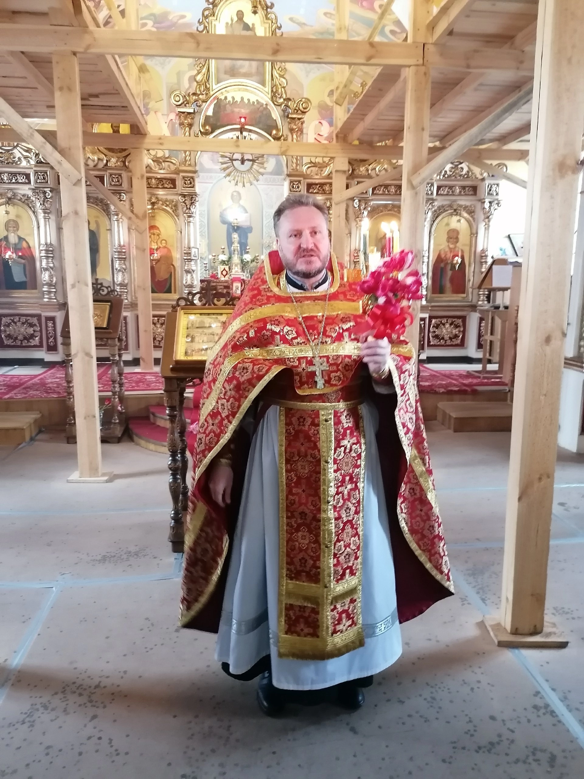 Богослужение в день Преполовения Пятидесятницы 