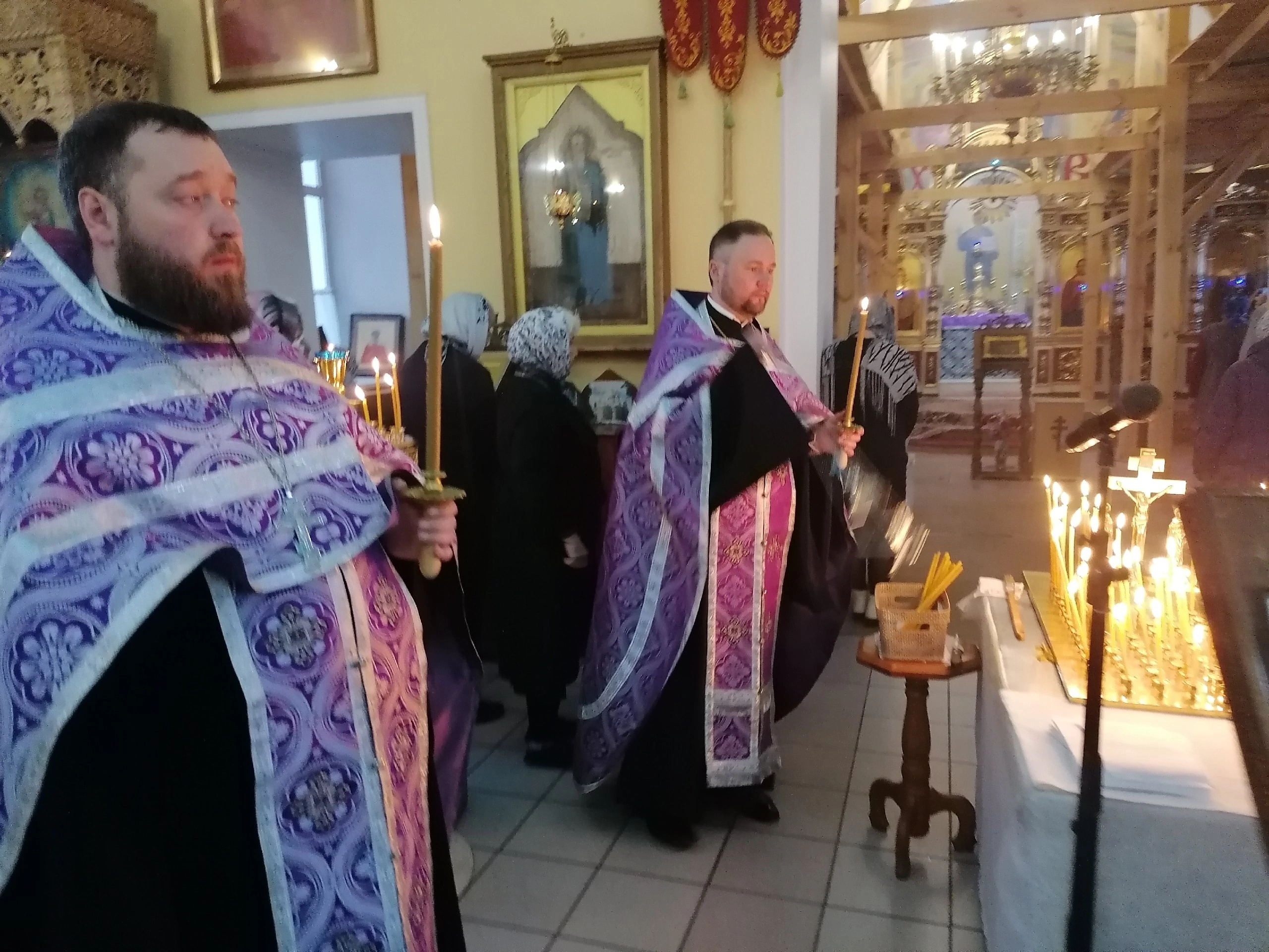 Вечернее богослужение в канун родительской субботы