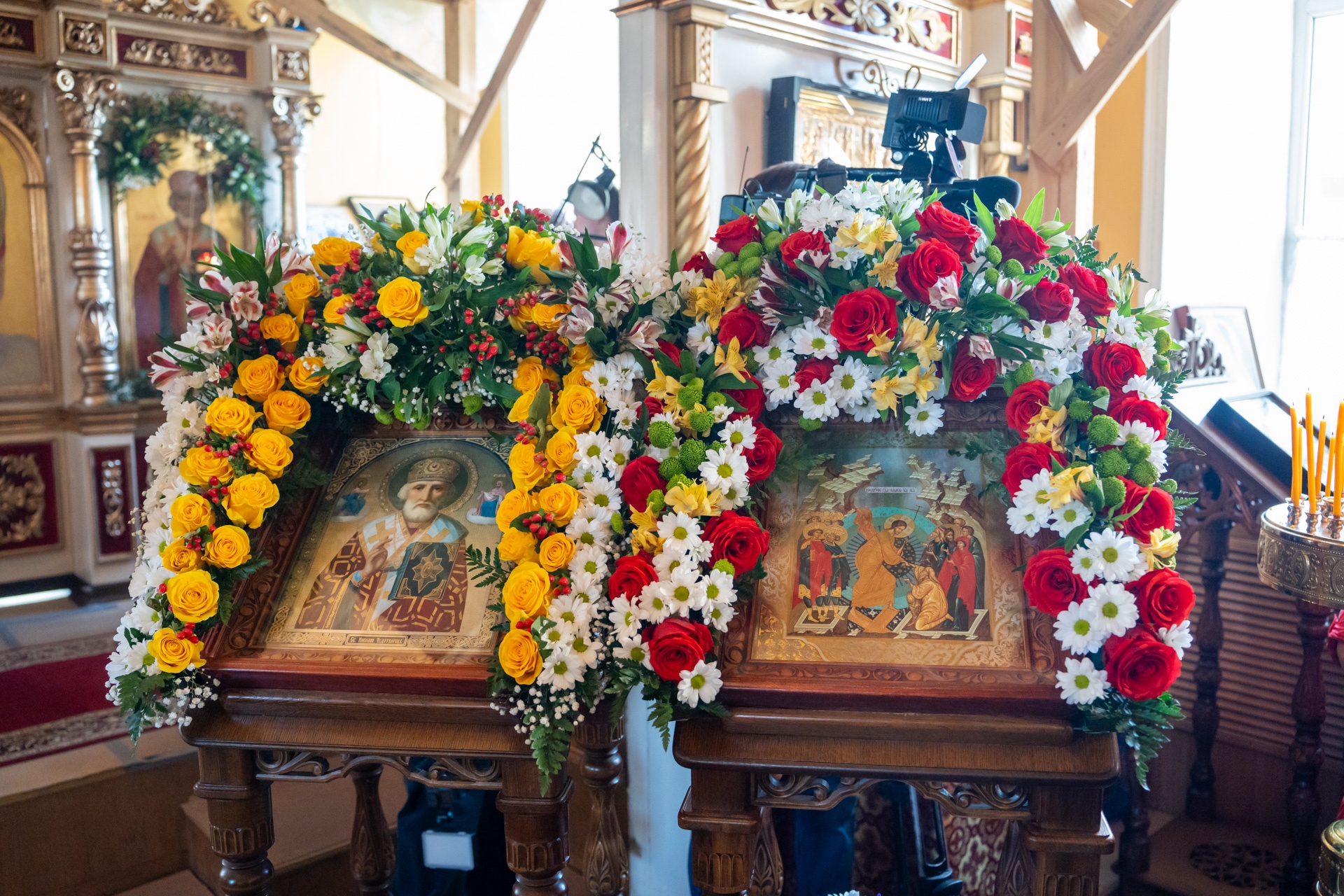В день престольного праздника митрополит Серафим совершил литургию в нашем храме