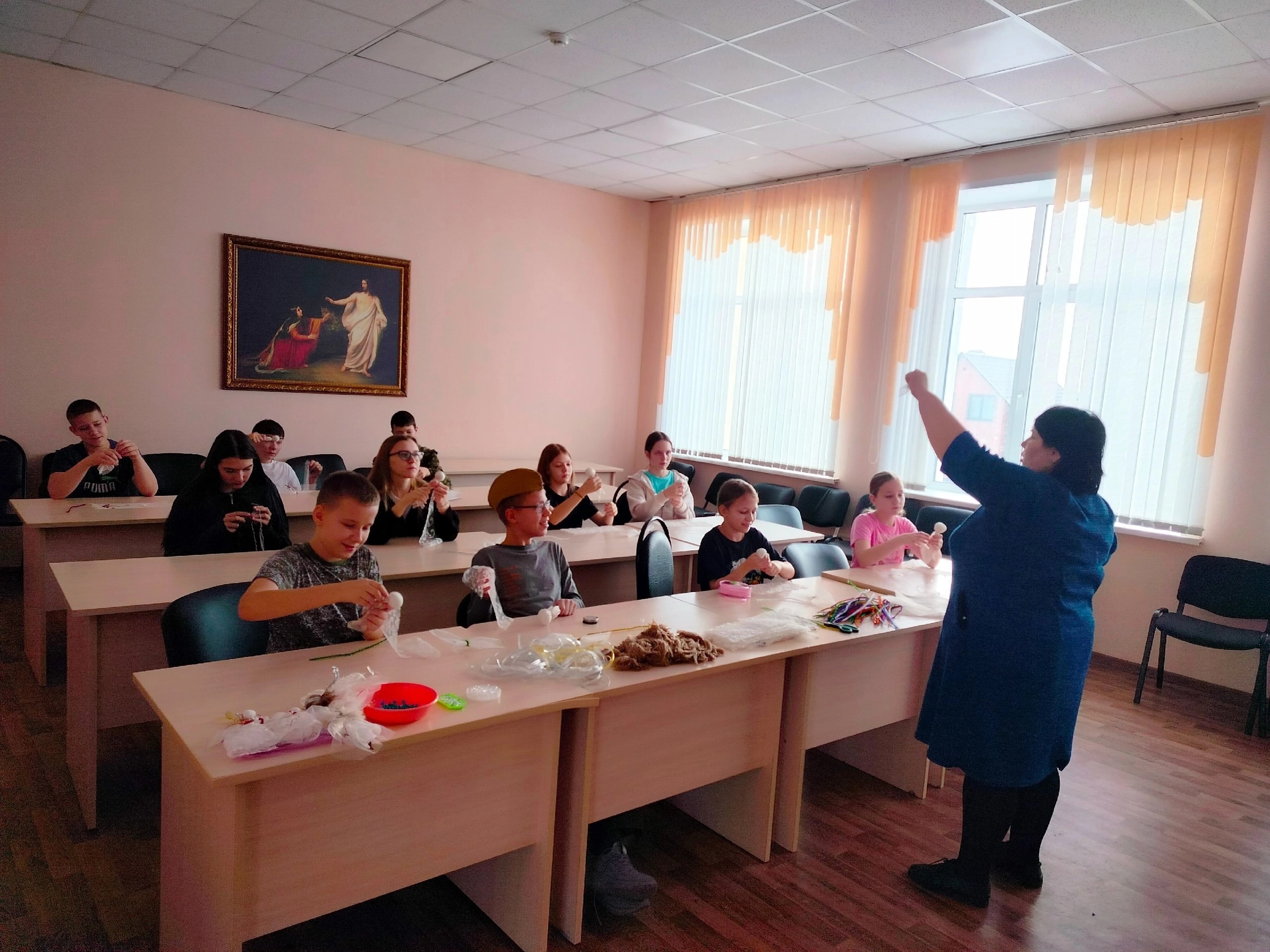  Воспитанники воскресной школы участвовали зимнем лагере «Накануне Рождества»