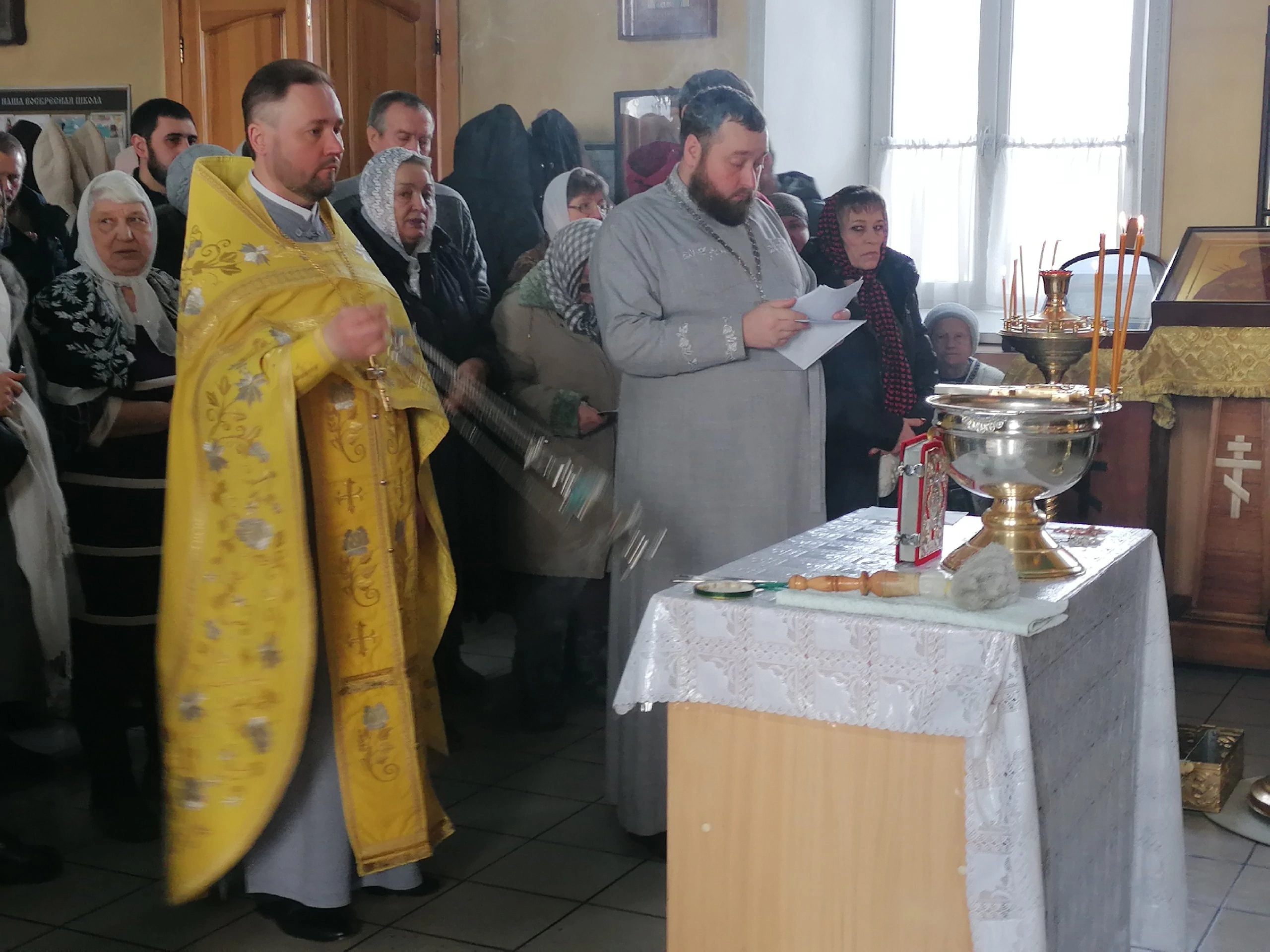 Богослужения в Неделю сыропустную