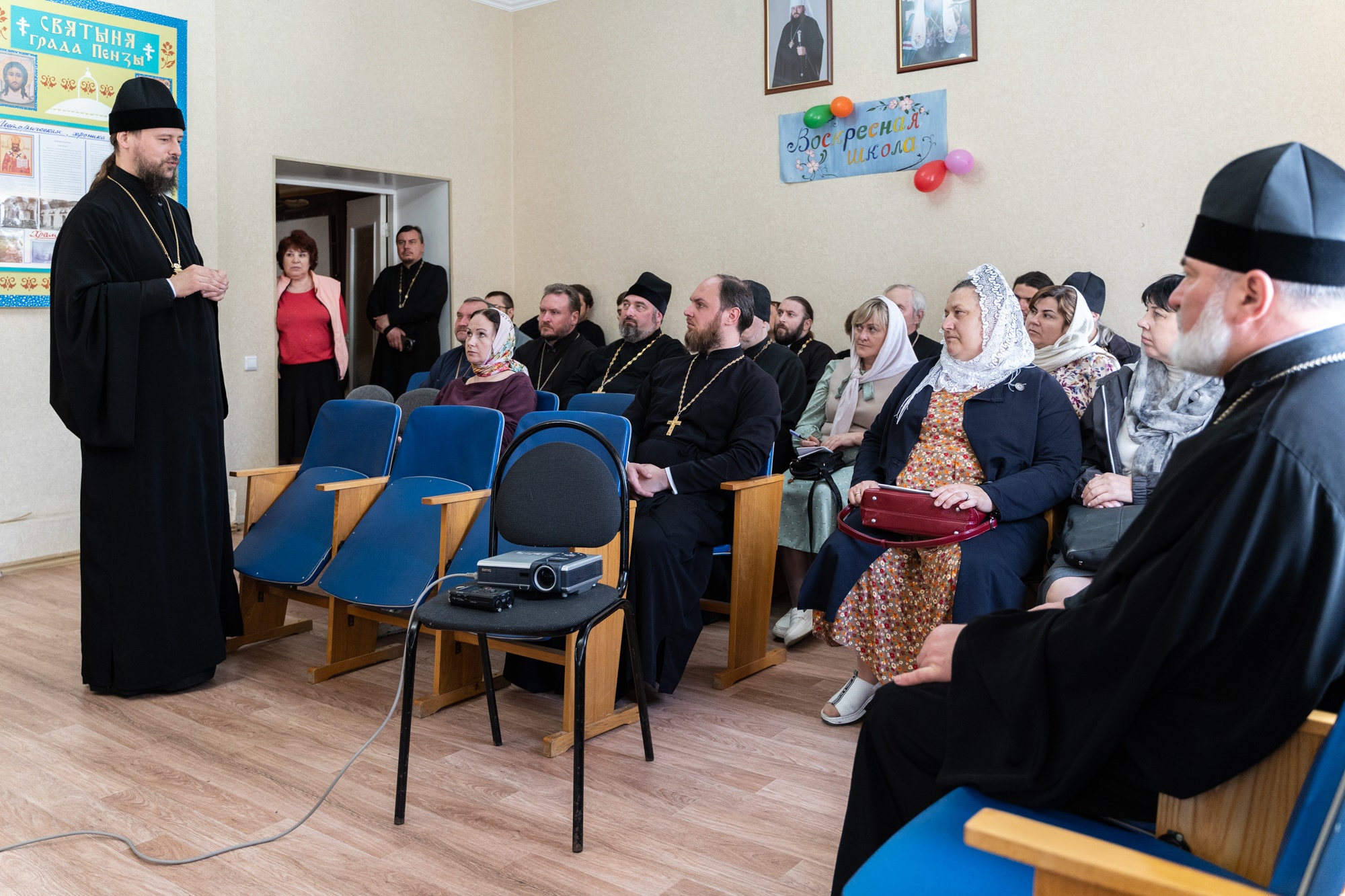 Иерей Сергий Карасёв присутствовал на встрече с заместителем Синодального отдела религиозного образования и катехизации игуменом Иоанном Рубиным 