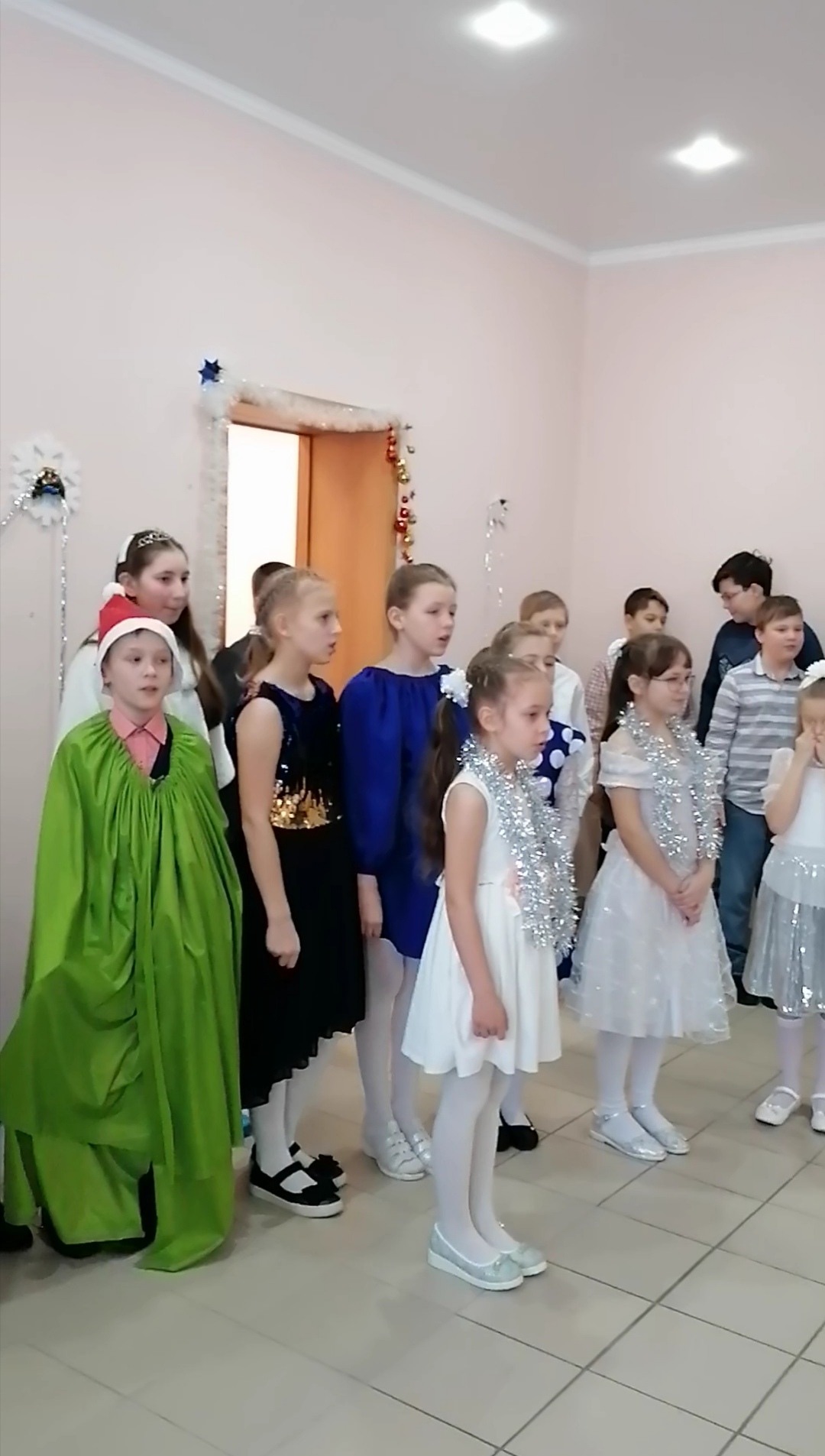 Рождественское выступление детей из храма мученицы Татьяны при ПГУАС