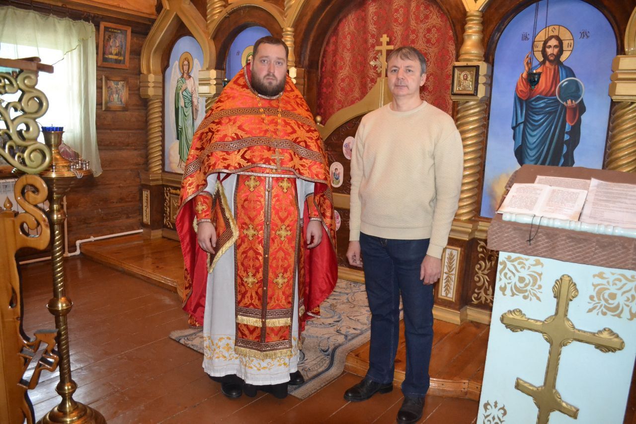 Протоиерей Антоний Шварёв совершил литургию в храме в честь иконы Божией Матери "Взыскание погибших" при исправительной колонии №7