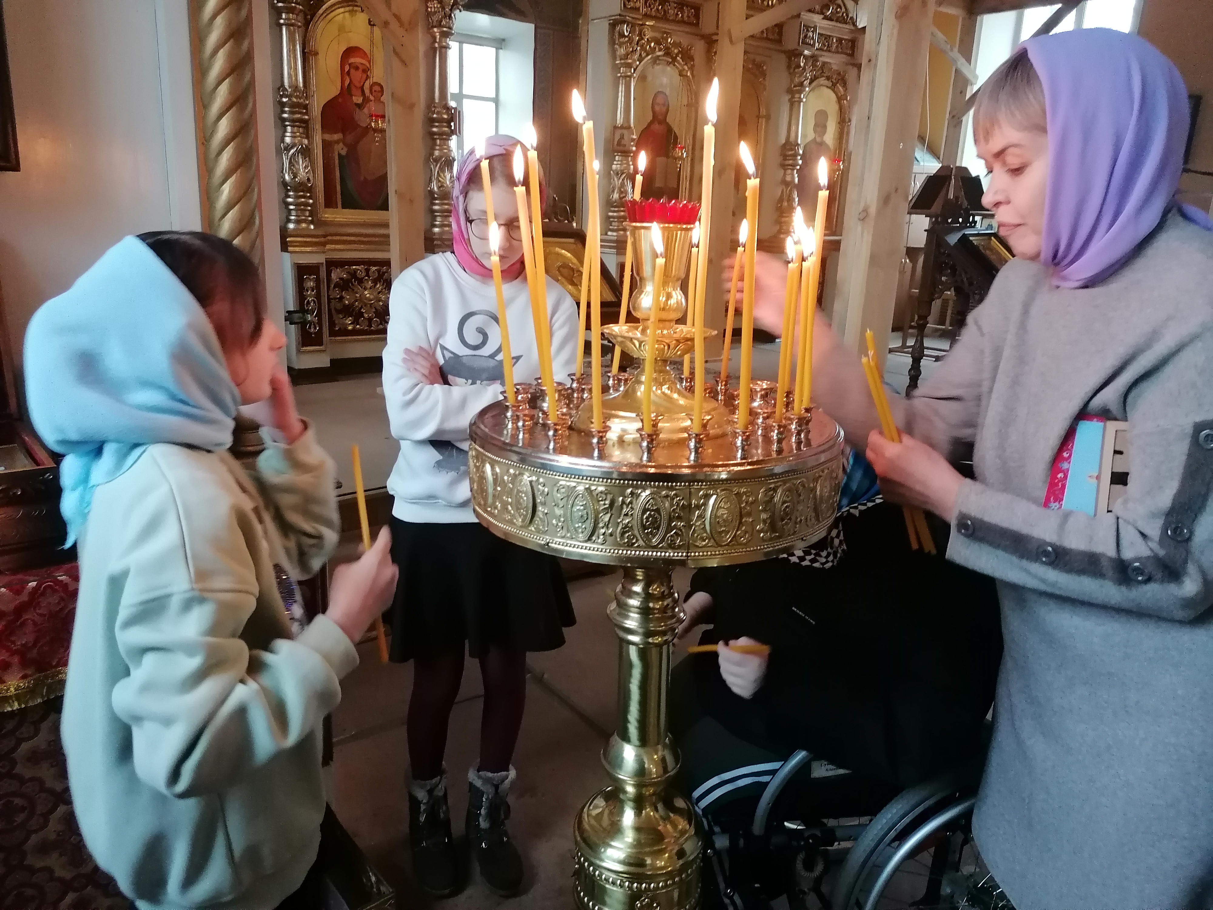 Состоялась духовно-просветительская встреча детей со священником
