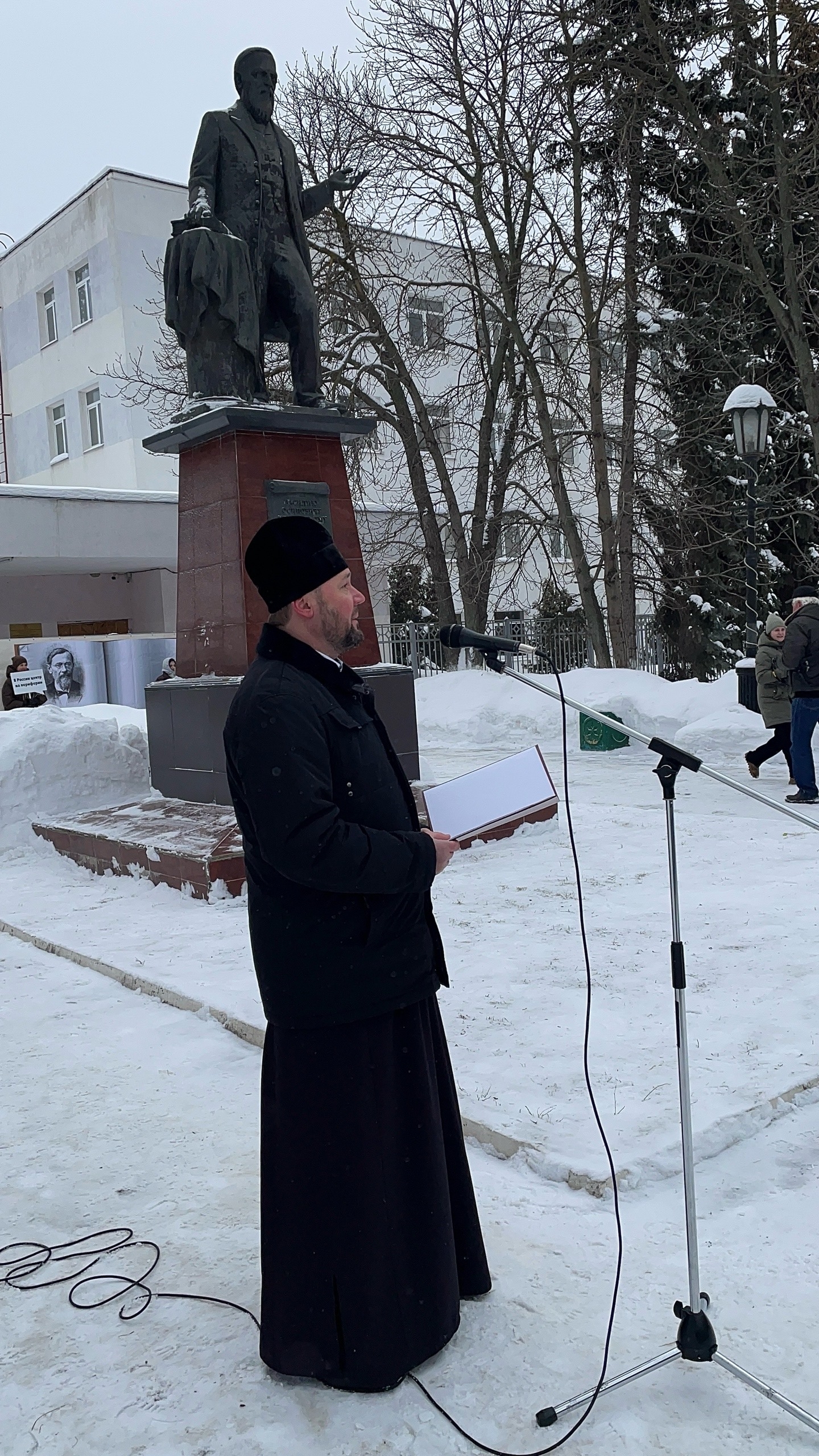 Протоиерей Александр Филиппов участвовал в торжествах посвященных 185-летию Василия Осиповича Ключевского