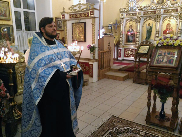 Всенощное бдение накануне Недели 20-ой по Пятидесятнице и праздника Покрова Пресвятой Богородицы
