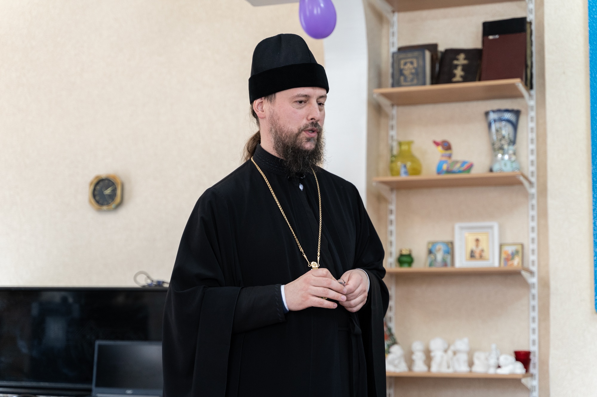 Иерей Сергий Карасёв присутствовал на встрече с заместителем Синодального отдела религиозного образования и катехизации игуменом Иоанном Рубиным 