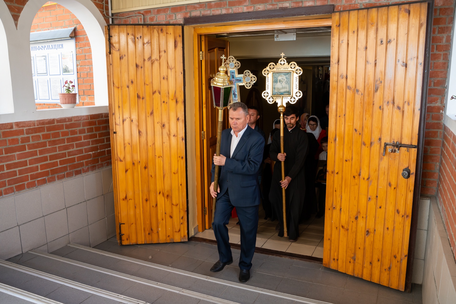 В день престольного праздника митрополит Серафим совершил литургию в нашем храме