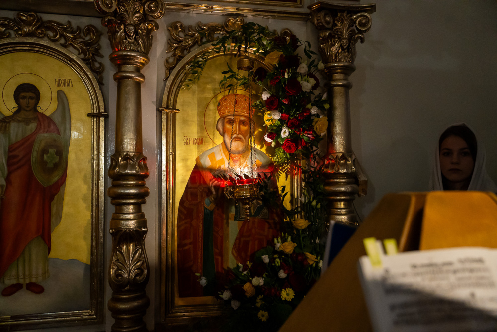 В канун престольного праздника митрополит Серафим совершил всенощное бдение в нашем храме