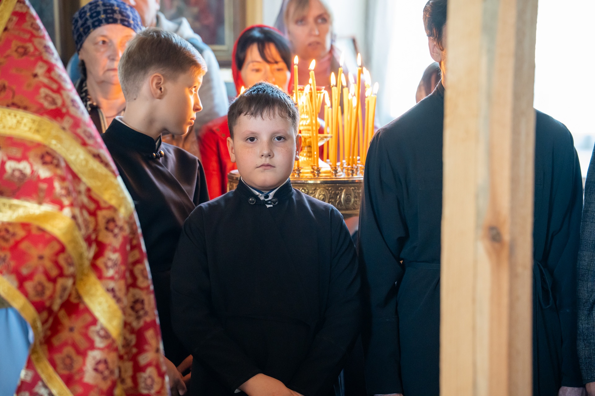В день престольного праздника митрополит Серафим совершил литургию в нашем храме