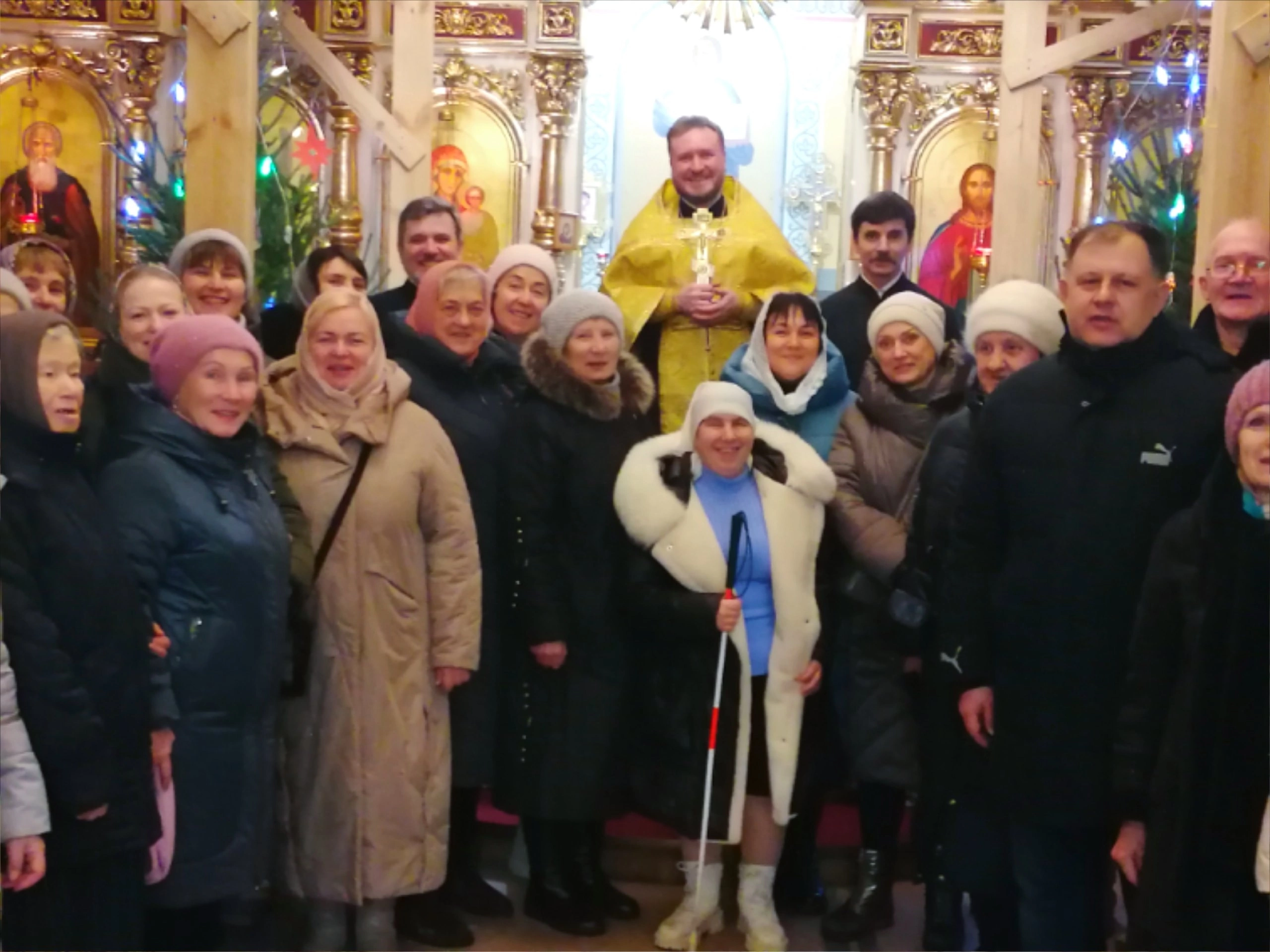 Иерей Сергий Карасёв совершил Новогодний молебен