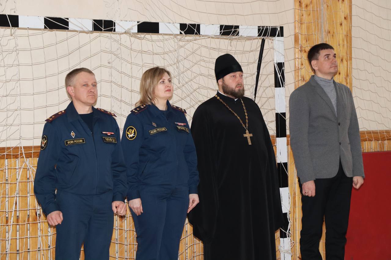 Протоиерей Антоний Шварев принял участие в открытии спартакиады допризывной молодежи г. Пензы в УФСИН России по Пензенской области