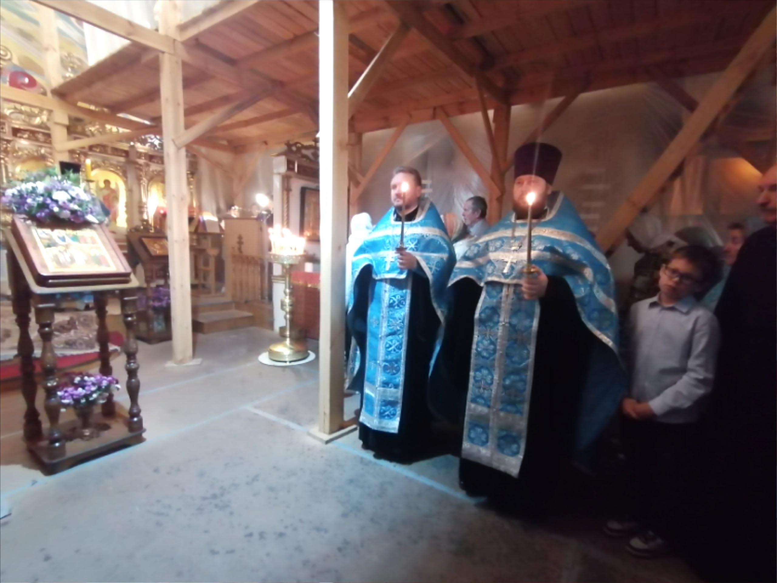 Всенощное бдение в канун праздника Покрова Пресвятой Богородицы