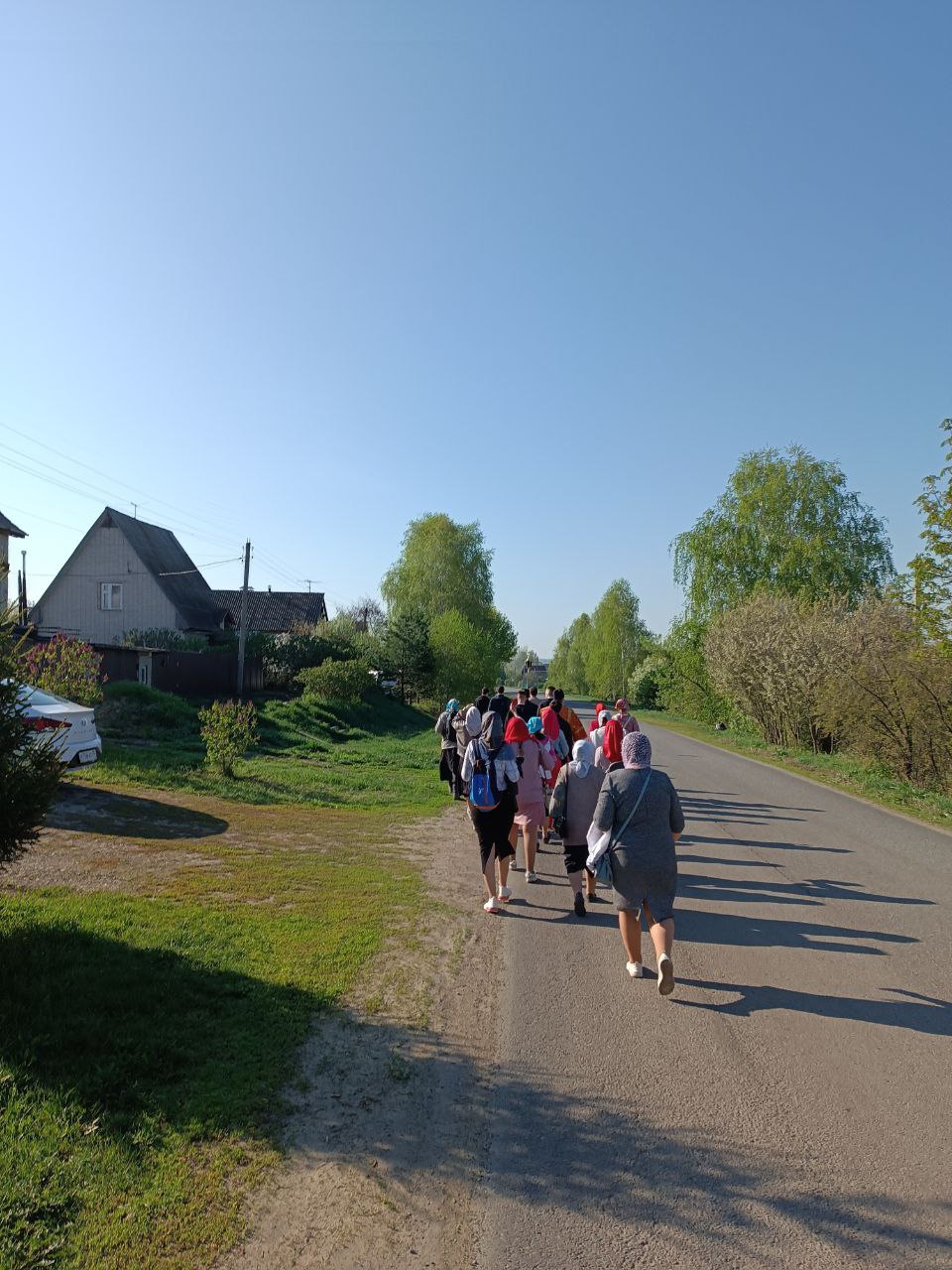 Протоиерей Александр Филиппов возглавил крестный ход до храма в честь иконы Божией Матери «Живоносный источник» с. Большая Валяевка